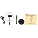 7.9 Led Ring Light with Usb 3 Modes Dual Colour Phone Clamp - 45-Degree Angle