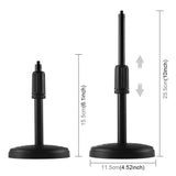 7.9 Led Ring Light with Usb 3 Modes Dual Colour Phone Clamp - Rear View