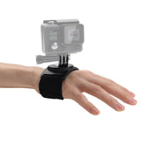 360 Degree Rotation Straps for Gopro Insta360 Dji Action Cameras - Front View