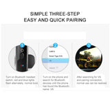 V9 Wireless Bluetooth Headset with Mic for Drivers - Black