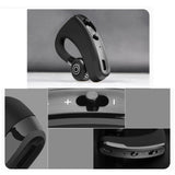 V9 Wireless Bluetooth Headset with Mic for Drivers - Black