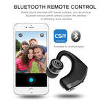 V9 Wireless Bluetooth Headset with Mic for Drivers - Black