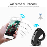 V9 Wireless Bluetooth Headset with Mic for Drivers - Black - Extra Image