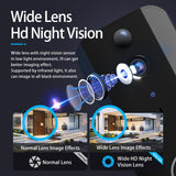 Wireless Doorbell Camera With Night Vision And Motion Detection - Black - Extra Image
