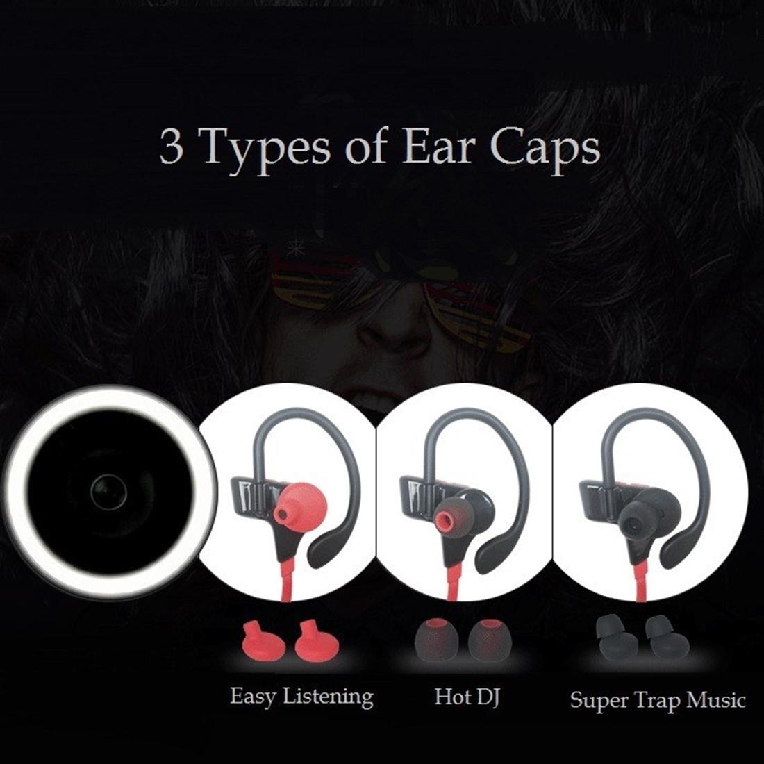 Sport Style Bluetooth 4.1 In-ear Earphone for Iphone - S30 - Black