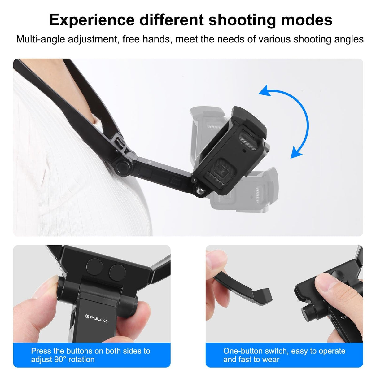 Flexible Neck Mount for Gopro and Smartphones - Adjustable