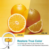 11.8 Led Ring Light with Tripod and Phone Clamp - 3 Modes Dual Colour Temperature Curved Surface - Black - Extra Image