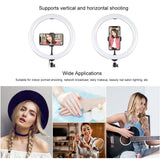 11.8 Led Ring Light with Tripod and Phone Clamp - 3 Modes Dual Colour Temperature Curved Surface - Black - Extra Image
