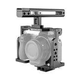 Filmmaking Rig With Handle For Nikon Z6 / Z7 - Black Cage - Front View