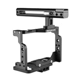 Filmmaking Rig With Handle For Nikon Z6 / Z7 - Black Cage - Side View