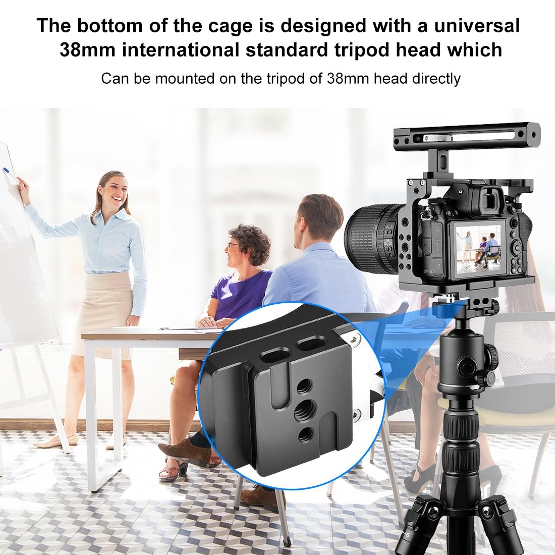 Filmmaking Rig With Handle For Nikon Z6 / Z7 - Black Cage