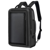 Large Capacity Business Laptop Backpack with Usb Port - Breathable & Stylish Black 30x12x44cm - Side View