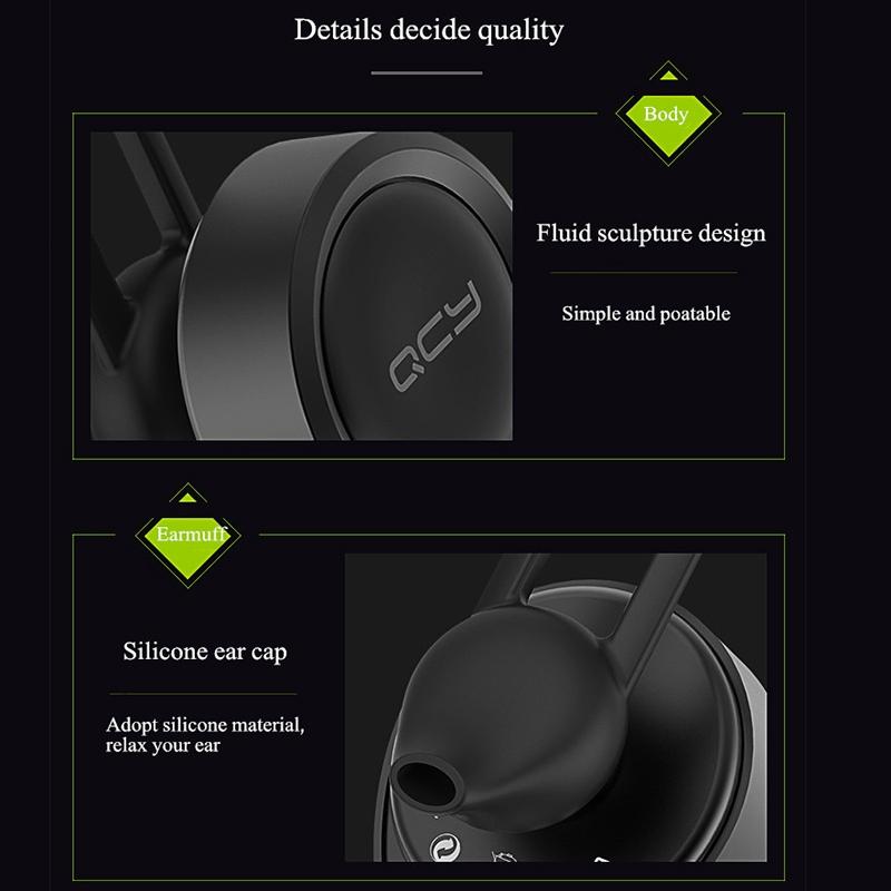 Wireless Bluetooth Earphone with Mic - 10m Range