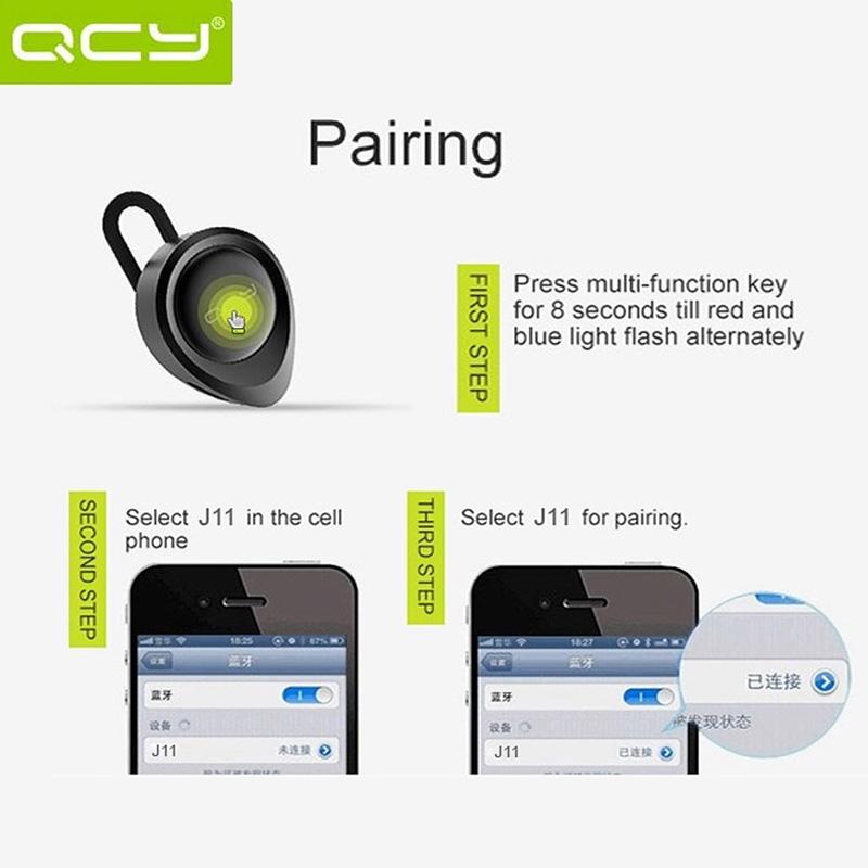 Wireless Bluetooth Earphone with Mic - 10m Range
