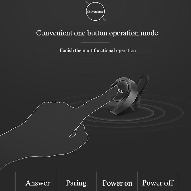Wireless Bluetooth Earphone with Mic - 10m Range
