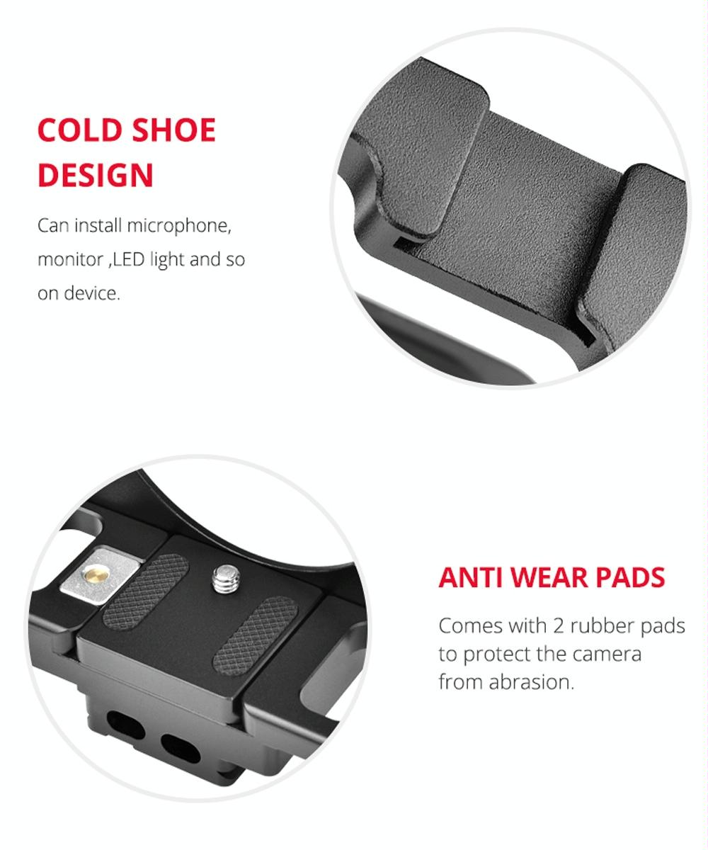 Video Camera Cage Stabilizer For Nikon Z6 / Z7 - Black