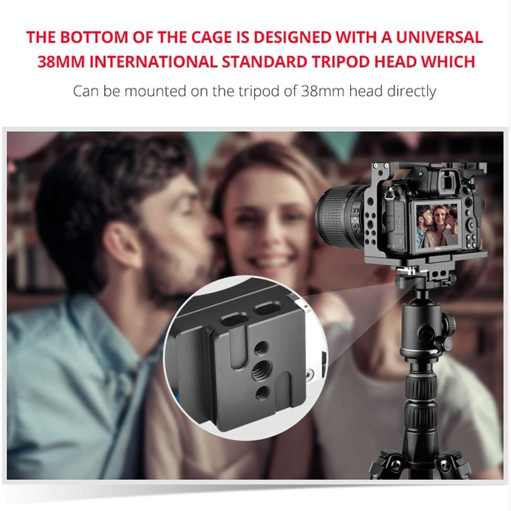 Video Camera Cage Stabilizer For Nikon Z6 / Z7 - Black