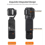 Protective Gimbal Cover for Dji Pocket 3 - Integrated Design - Top-Down View