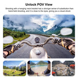 Universal Magnetic Collar Mount for Gopro and Phones - Close-Up Angle