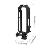 Insta360 X3 Cold Shoe Frame with Adapter and Screw - Side View