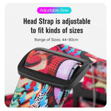 Universal Action Camera Head Strap Mount - Black