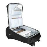 Waterproof Usb Outdoor Backpack - Large 33x21x53cm - Black - Top-Down View