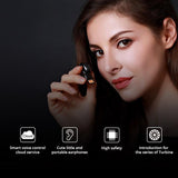 Wireless In-ear Headset with Usb Cable - Black 5.0 - 45-Degree Angle