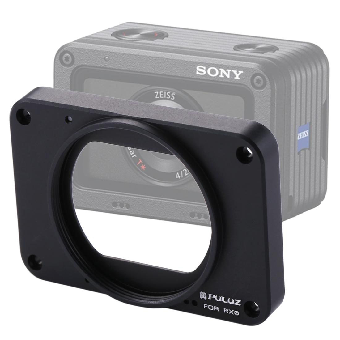 Sony Rx0 / Rx0 Ii Front Panel with Uv Filter and Sunshade - Black