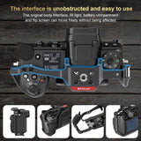 Metal Camera Cage For Nikon Z6Iii / Z6Ii - Stabilizer Rig Black - Top-Down View