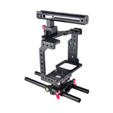 Video Camera Cage Stabilizer - Black Handle - Extra Image