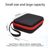 Compact Travel Case Bag - 21x16x6cm - Top-Down View