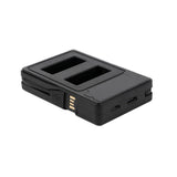 Gopro Hero9 Dual Battery Charger with Lcd Screen - Top-Down View
