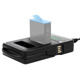 Gopro Hero9 Dual Battery Charger with Lcd Screen - 45-Degree Angle