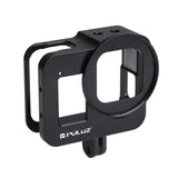 Aluminum Protective Cage with 52mm Uv Lens for Gopro Hero8 - Side View