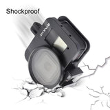 Aluminum Protective Cage with 52mm Uv Lens for Gopro Hero8 - Rear View