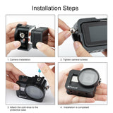 Aluminum Protective Cage with 52mm Uv Lens for Gopro Hero8 - Extra Image