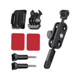 360 Degree Pivot Motorcycle Helmet Mount for Magic Arm Adapter - Side View