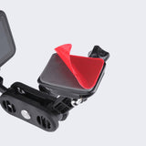 360 Degree Pivot Motorcycle Helmet Mount for Magic Arm Adapter - Top-Down View