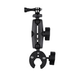 Adjustable 360 Degree Action Camera Clamp Holder - Extended Version - Side View