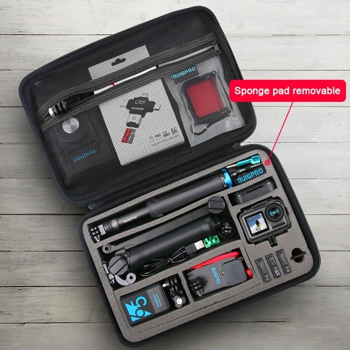 Portable Shockproof Waterproof Case for Dji Action - 28cm x 19.7cm x 6.8cm