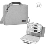 Convertible Laptop Bag for Macbook Thinkpad Asus Hp - Black - Front View