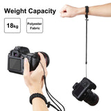 Adjustable Anti-lost Camera Wrist Strap - Braided Sport - Top-Down View