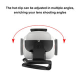 Quick Release Magnetic Hat Clip for Insta360 Go3 - Close-Up Angle