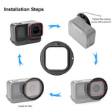 52mm Uv Lens with Cover for Insta360 Ace Pro - Close-Up Angle
