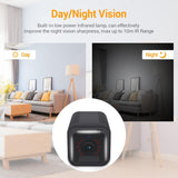 1080P Full Hd Wifi Camera With Night Vision And Two-Way Audio - Top-Down View