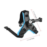 Universal Chin Strap Mount for Action Cameras - Black - Extra Image