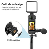 Insta360 X4 Cold Shoe Frame with Adapter and Screw - Rear View