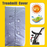 Folding Treadmill Dust Cover - Fitness Equipment - Black - 45-Degree Angle