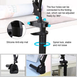 7.9 Ring Light with Usb 3 Modes Dual Colour Phone Clamp - Close-Up Angle