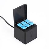 Triple Usb Charger Box for Gopro Hero9 / 10 with Indicator Light and Cable